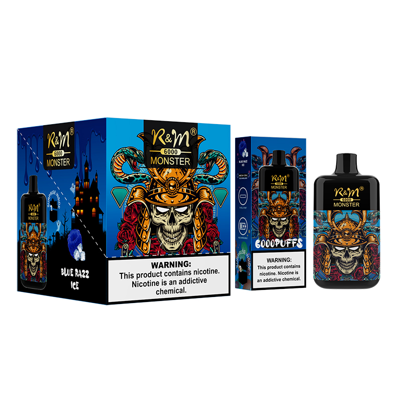 USA UK Factory Mayor OEM OEM Smoke Vape Vape Despisable Elf Bar Ultra R&M Monster 6000 Puffs Mesh Coil Electronic cigarrillo