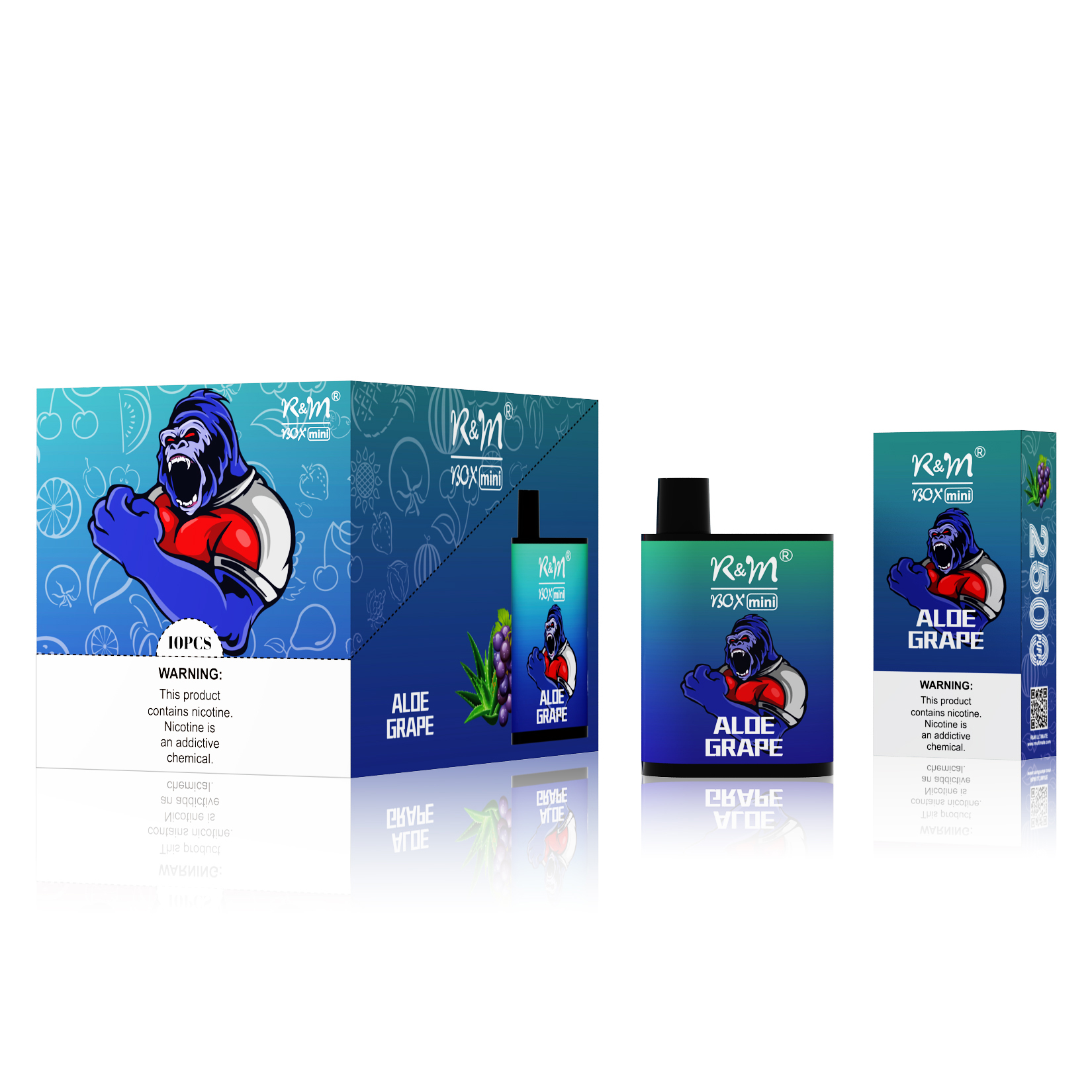 R&M Box Mini Blueberry on Ice | 3% Salt Nicotina Vapor 