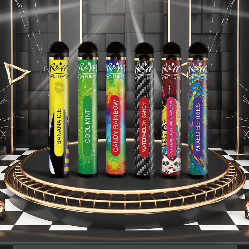 R & M Synthetic 2600 Puffs Plus Nicotine Vape Cool Mint de China