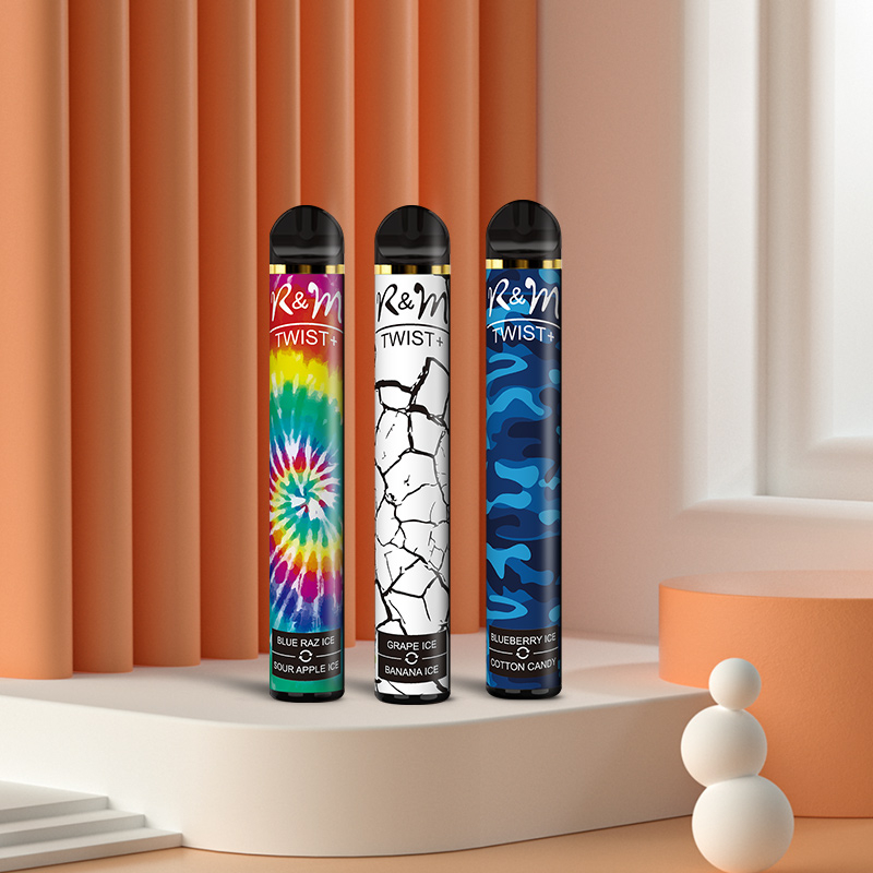R&M Twist 3200 Puffs Barra de aire Vapor desechable 