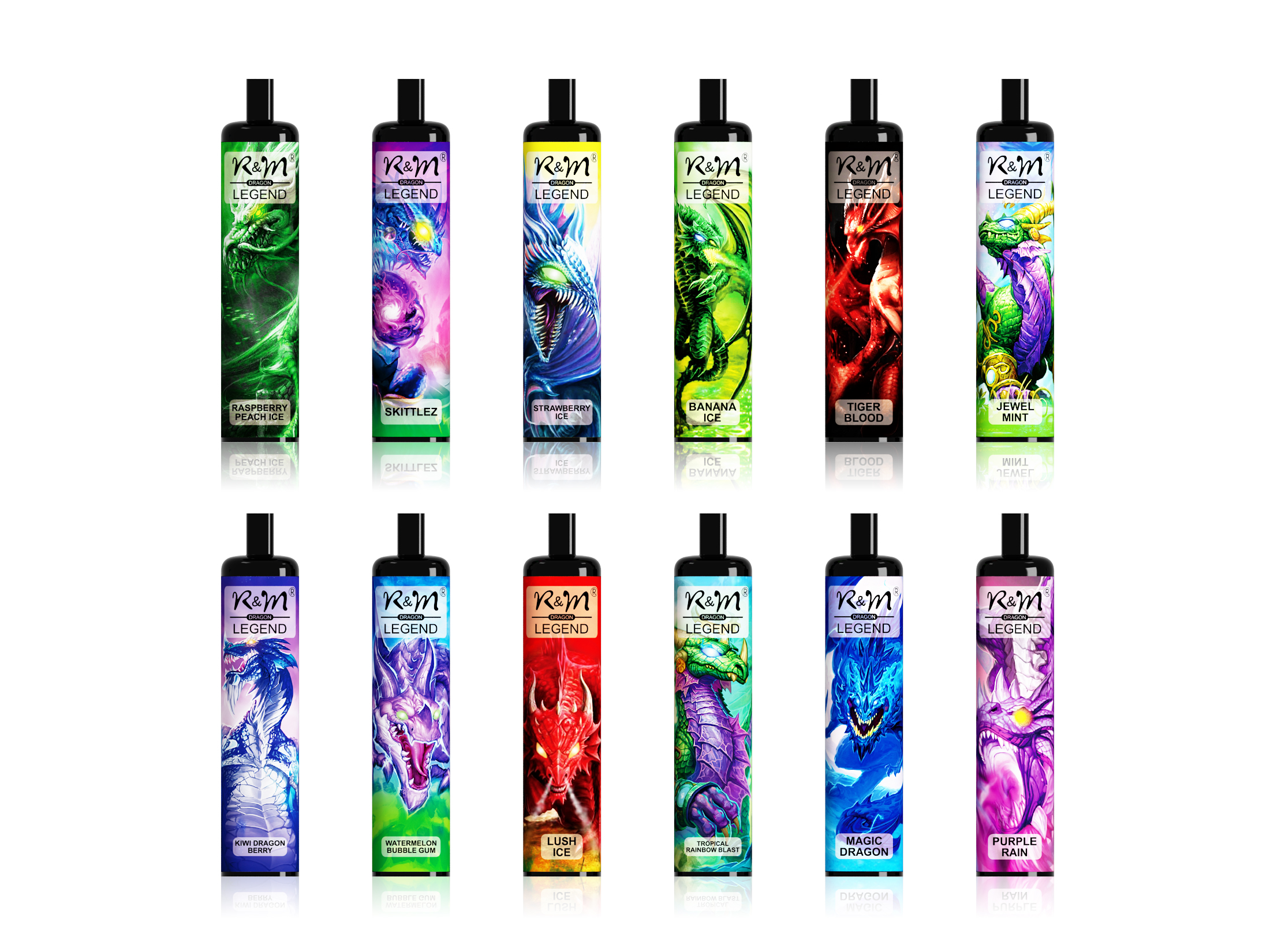 R&M Legend Dragon Nicotina Salt Jugo Vapor desechable | Air Bar Lux