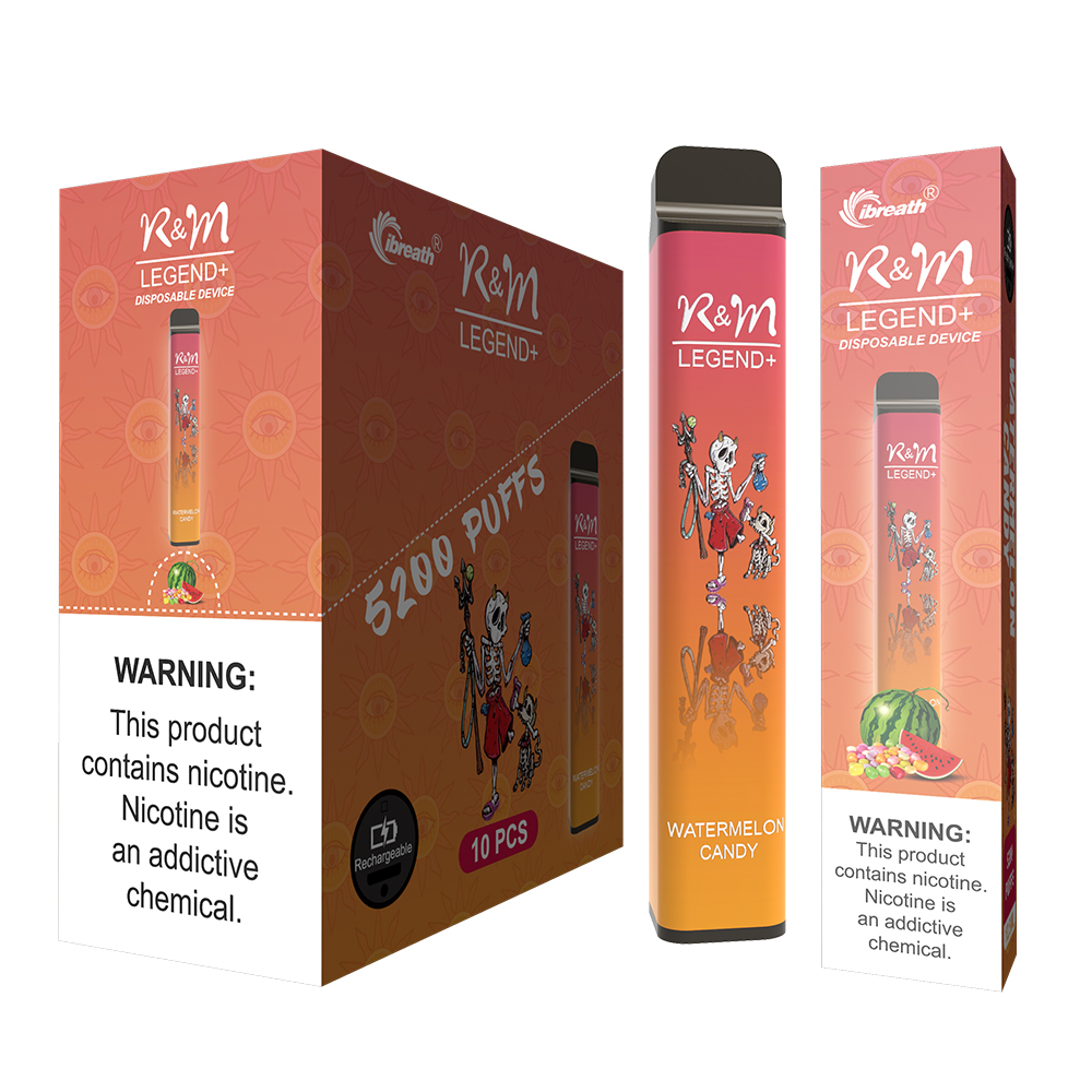 R&M Lefend+ Fabor de frutas recargable Vapor desechable Mayorista