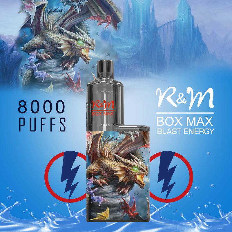 R&M Box Max Israel RGB Light OEM Brand Disposabe Vape | Dispositivo de vape recargable