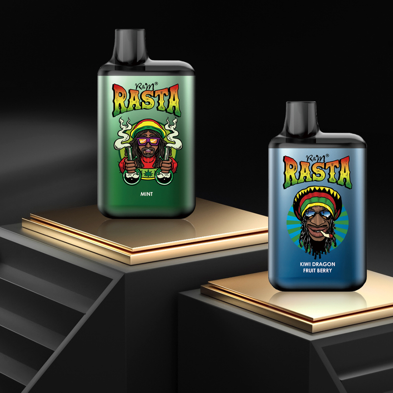 Fábrica Ventas al por mayor logotipo Vape personalizado Elfbar 5500 bocanadas R&M rasta vape desechable perdida Mary recargable e cigarrillo e cigarrillo