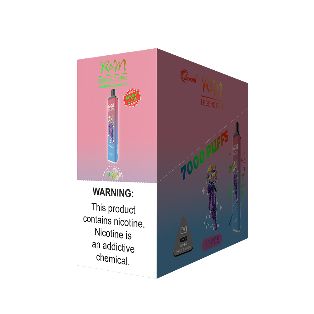 R&M Legend Pro Blue Raz Ice NUEVA LLEGA Fabricante de vape | Proveedor