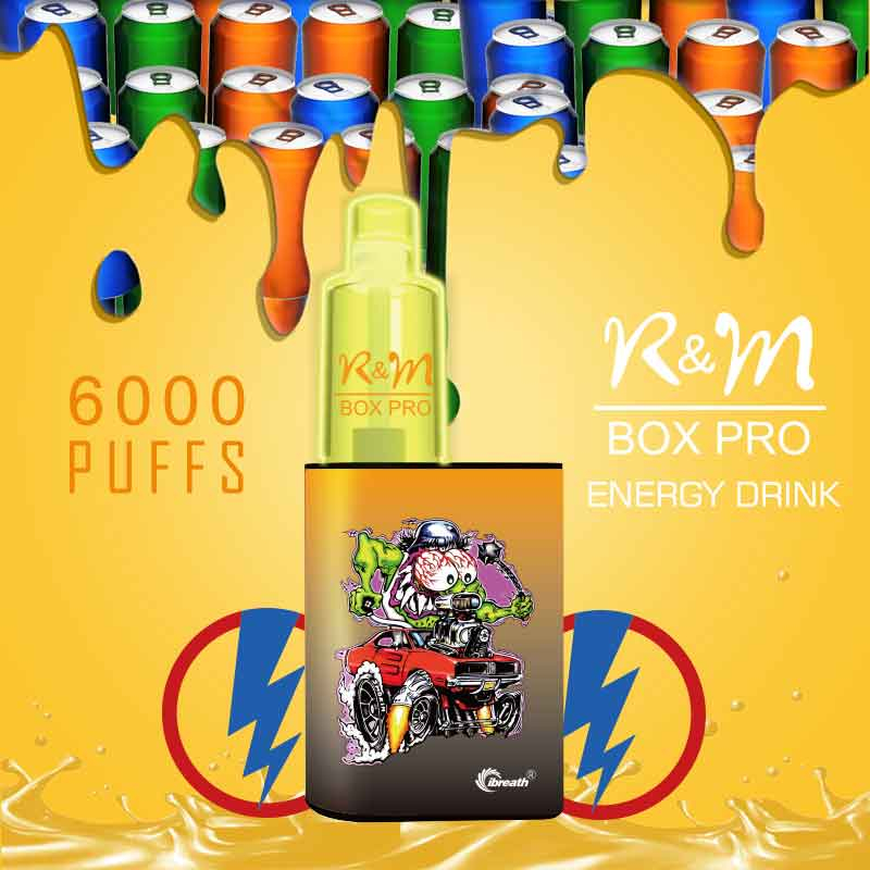 R&M Box Pro recargable Vapor de caja de humo equipado