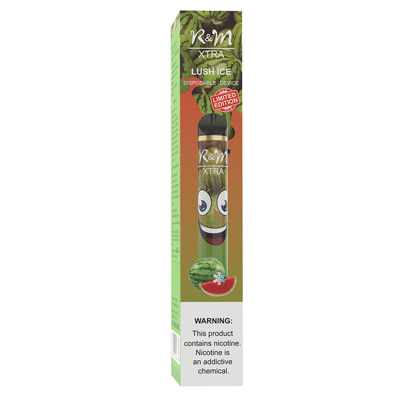 R & M Xtra 1600 Puffs 6% Nicotina Desechable Vape Pen | Exuberante hielo