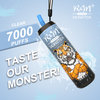 COla CAN 15ML E jugo recargable R&M Monster 7000puffs 5% Salt Nicotine Mesh Coil Electronic cigarrillo con cordón