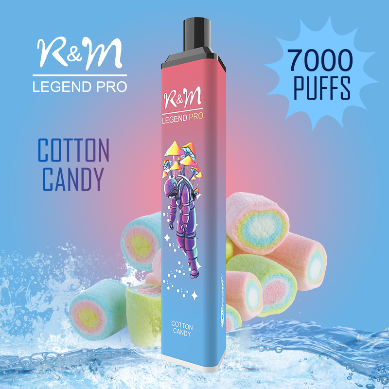 R&M Legend Pro Algody Candy | 7000 Puffs Vape Distribuidor | Fabricante