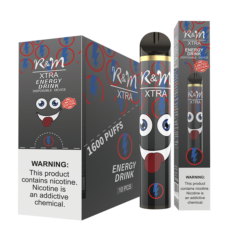 R & M XTRA 1600 Puffs 6% Nicotina Vape Dispositivo desechable | Bebida energética