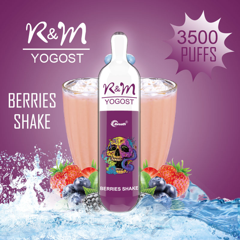 R&M YOGOST Peach Ice | 3500 inhalaciones | Mayorista de vaporizadores desechables | Fabricante