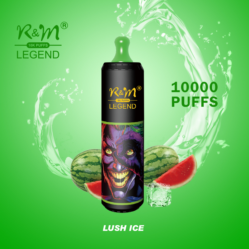 Listo para enviar una leyenda original de R&M 10000puffs 12 Flavors Vape desechables Venta al por mayor de USA Randm Elfón Versión de malla Mesh Cigarrillo electrónico